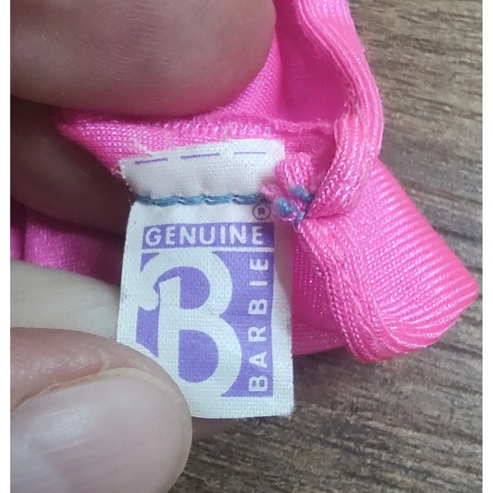 Barbie Mattel Strap Pink Blue Short Groovy Dress Purple Tag Z32